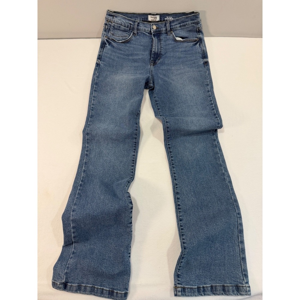 Kensie Jeans The Tessa Bootcut Women 10/30 Blue High Rise Vintage Luxe Stretch